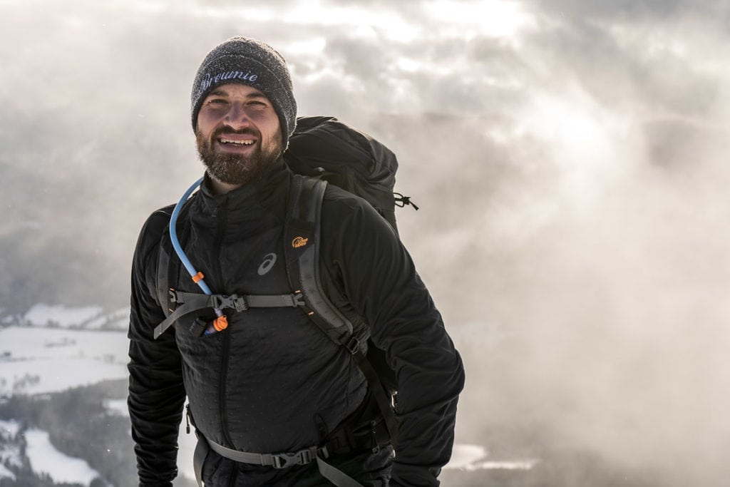 Kai am Gipfel des Hirschhörnlkopf