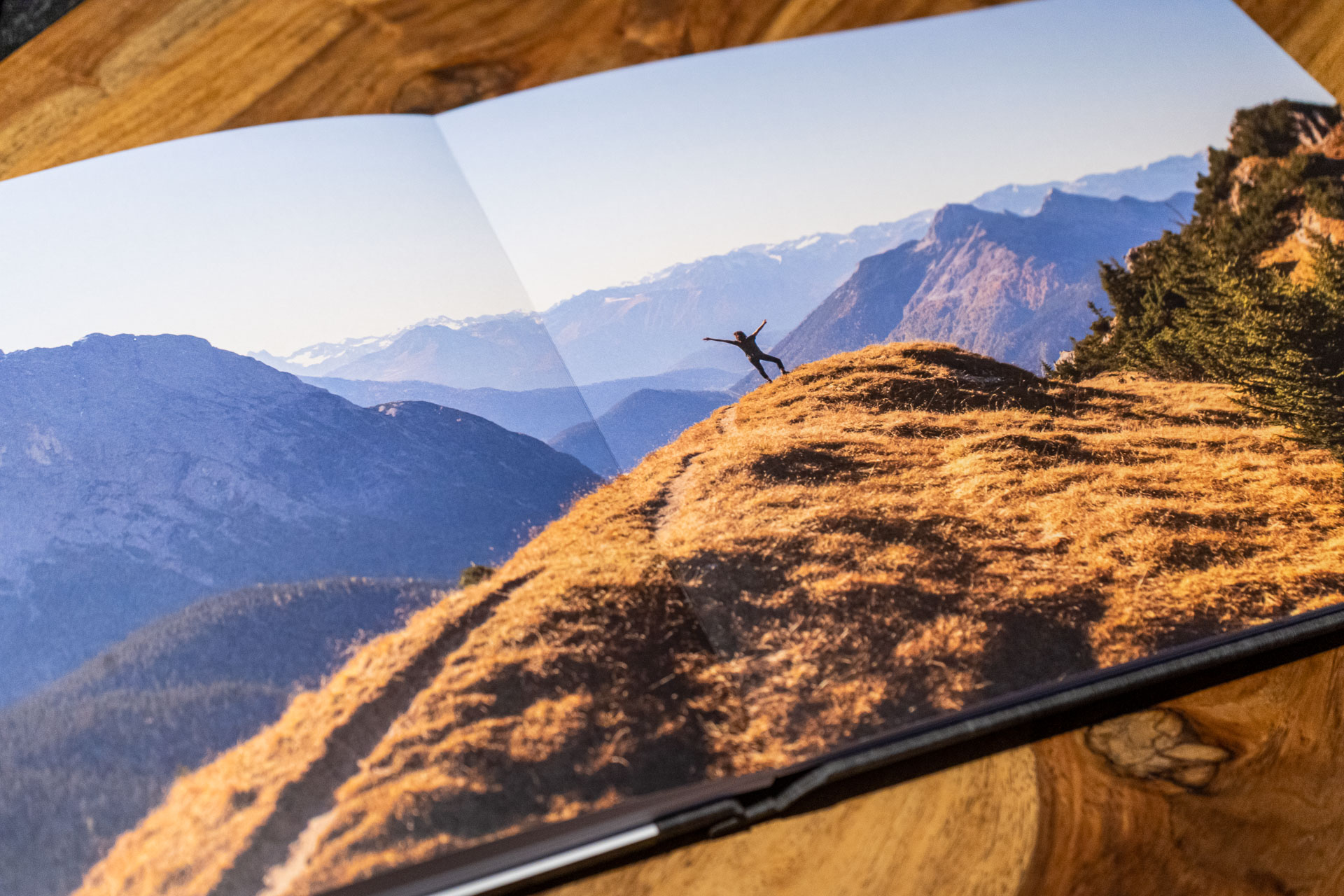 Fotobuchseite der Schöttelkarspitze