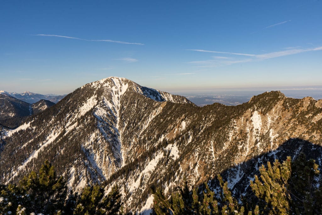 Blick auf den Heimgarten vom Martinskopf