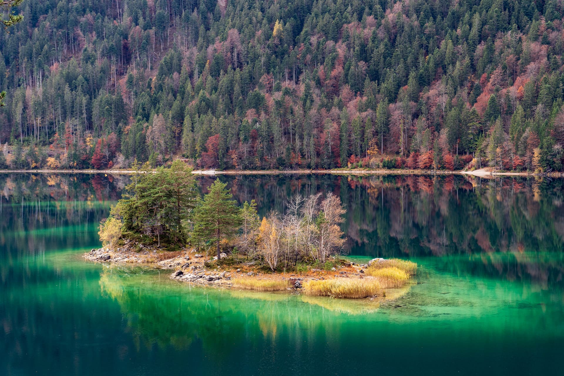 Insel im Eibsee