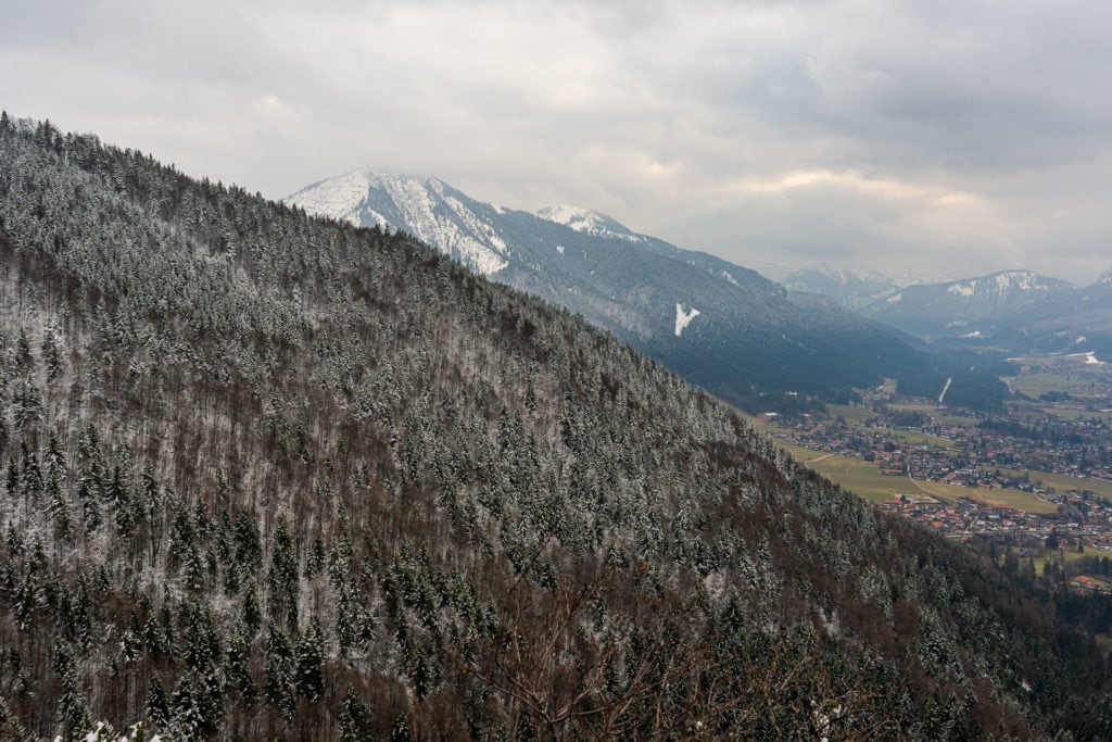 Blick vom Riederstein Richtung Wallberg