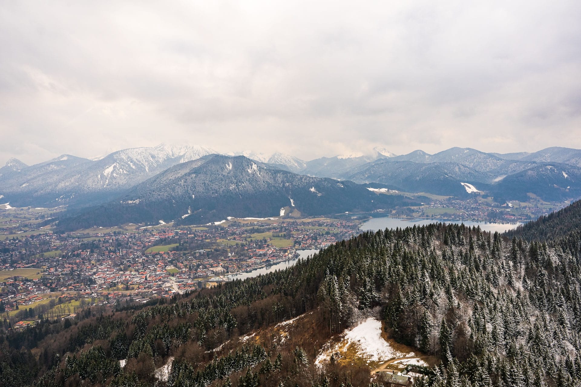 Blick vom Riederstein aufs Tegernseer Tal