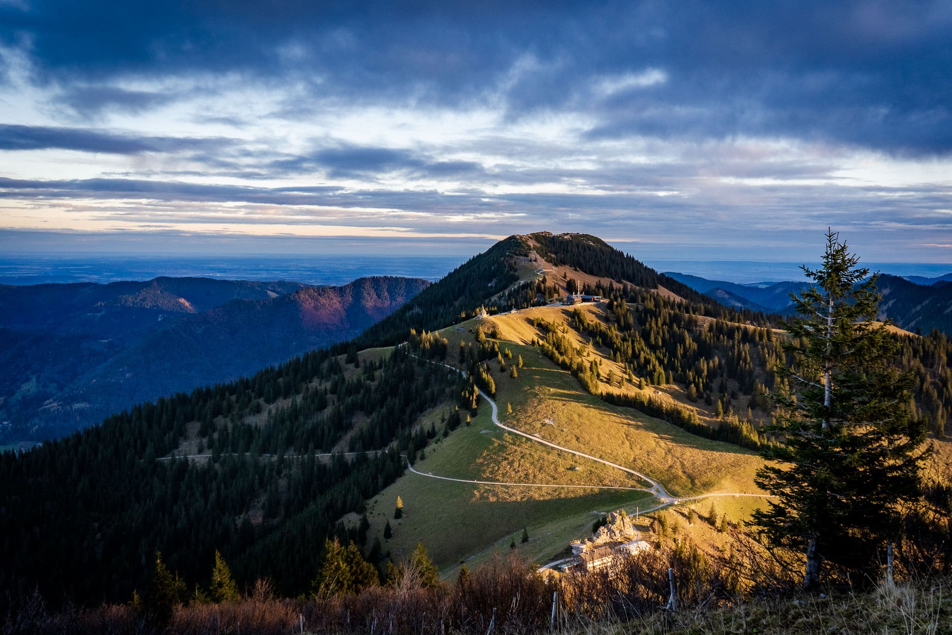 Blick vom Setzberg Richtung Wallberg