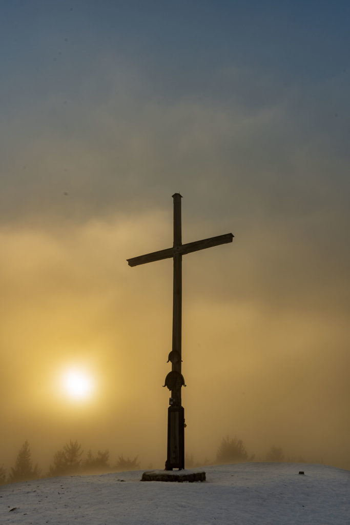Sonne und Nebel am Zwiesel