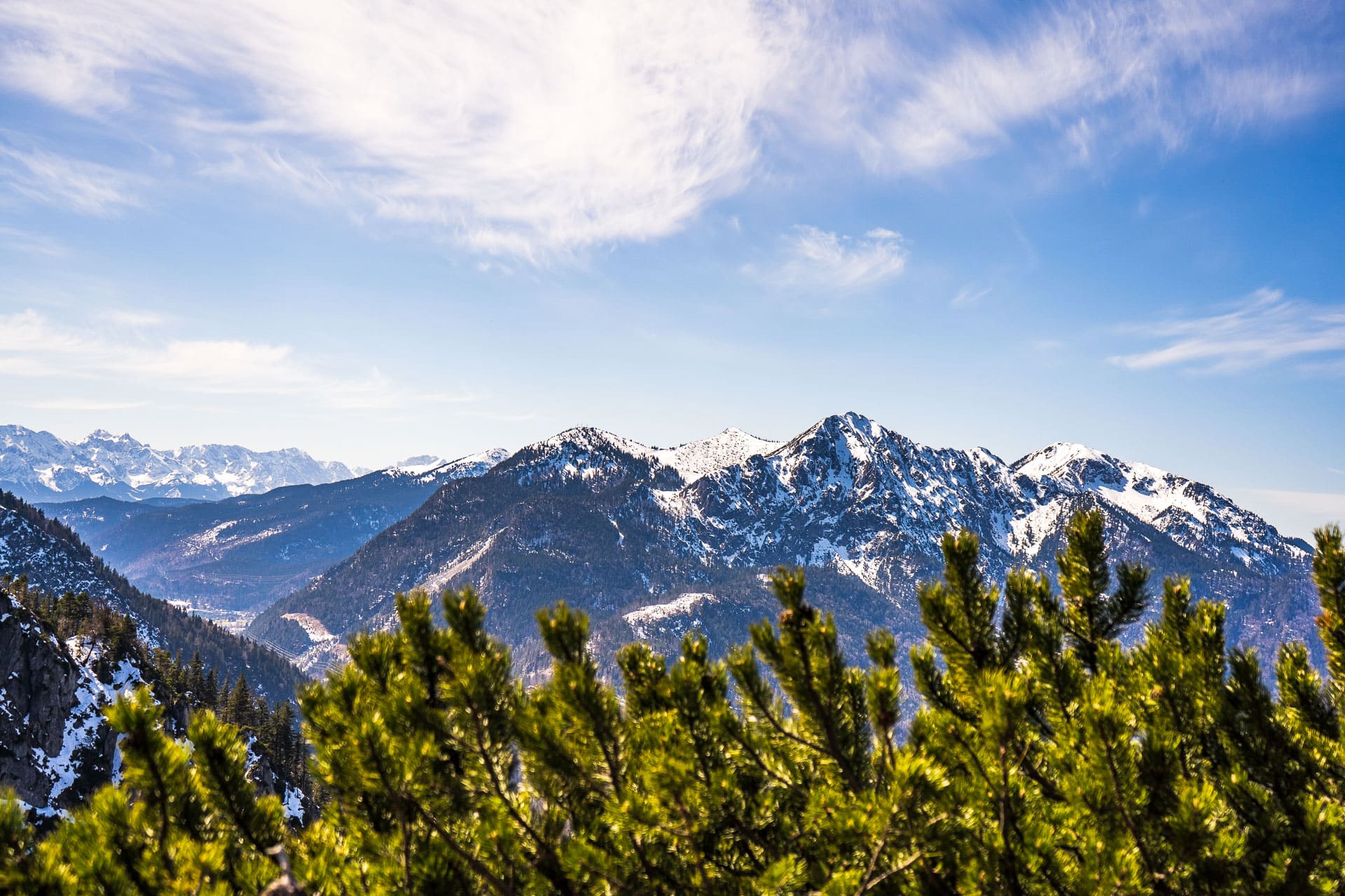 Blick von der Sonnenspitze