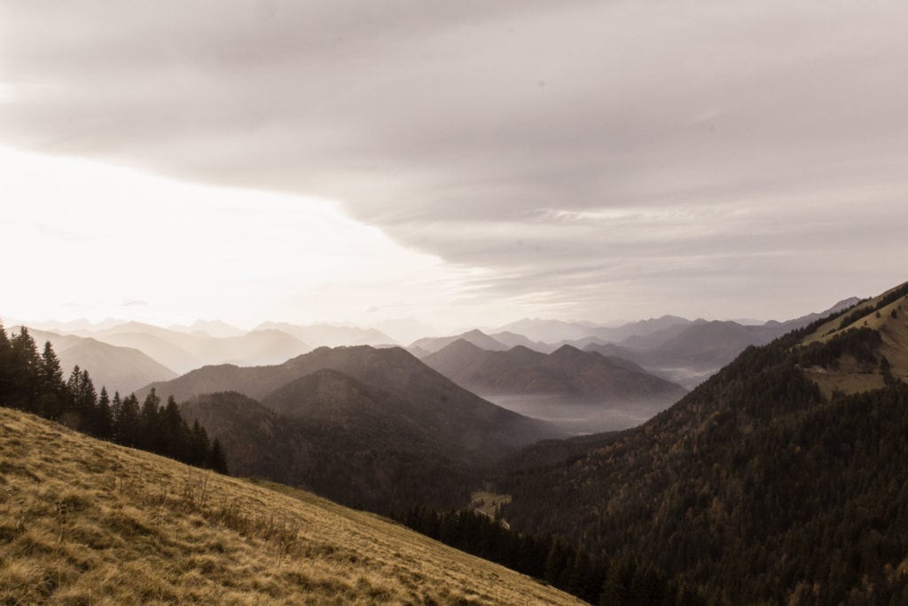 Blick am Roß- und Buchstein