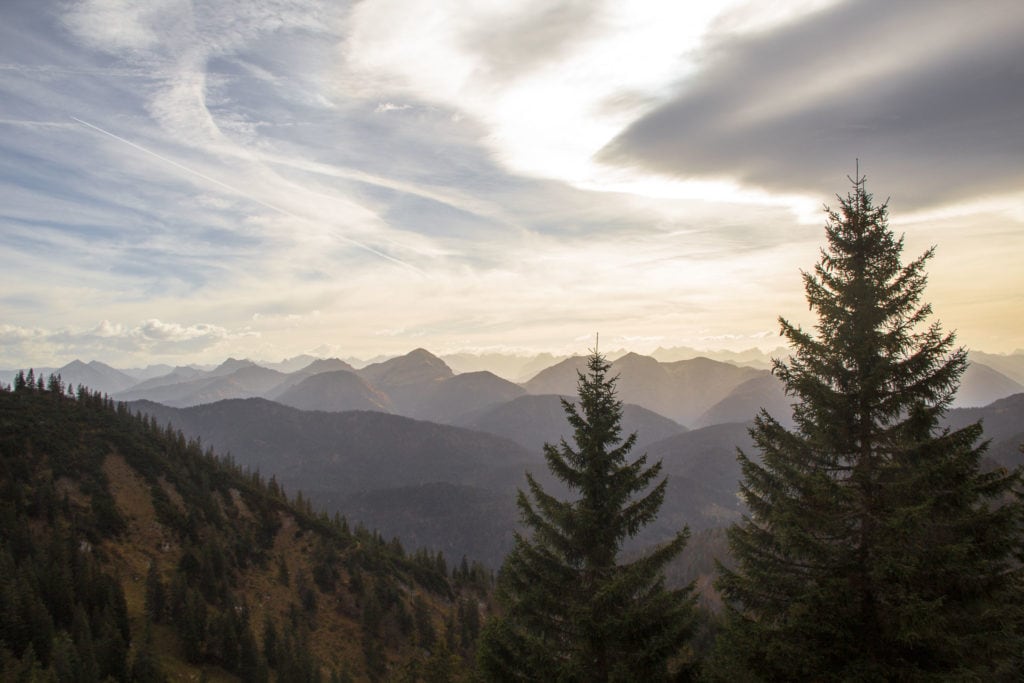 Blick am Roß- und Buchstein