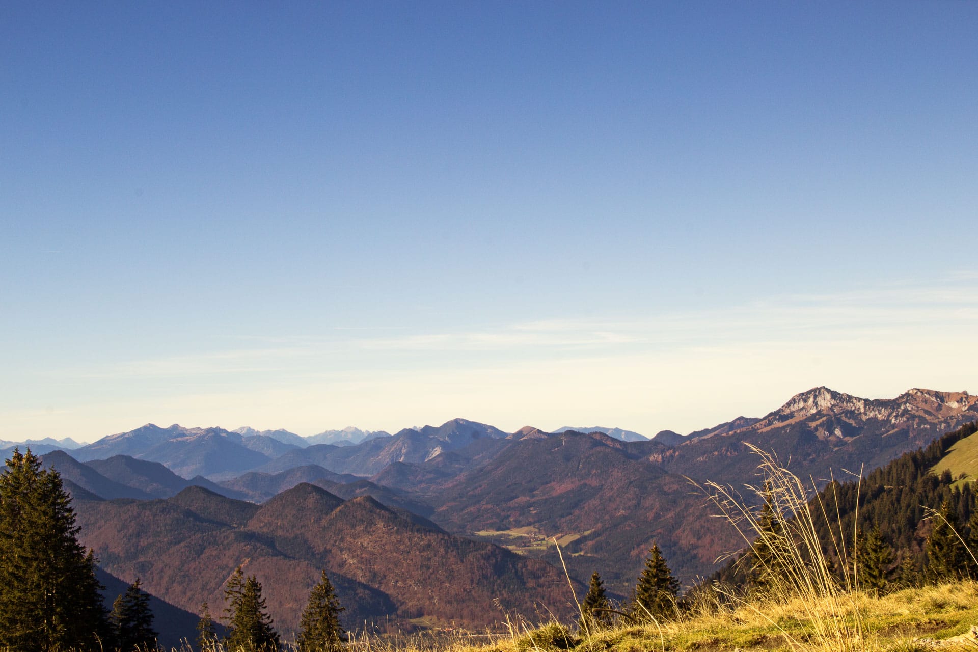 Blick am Roß- und Buchstein